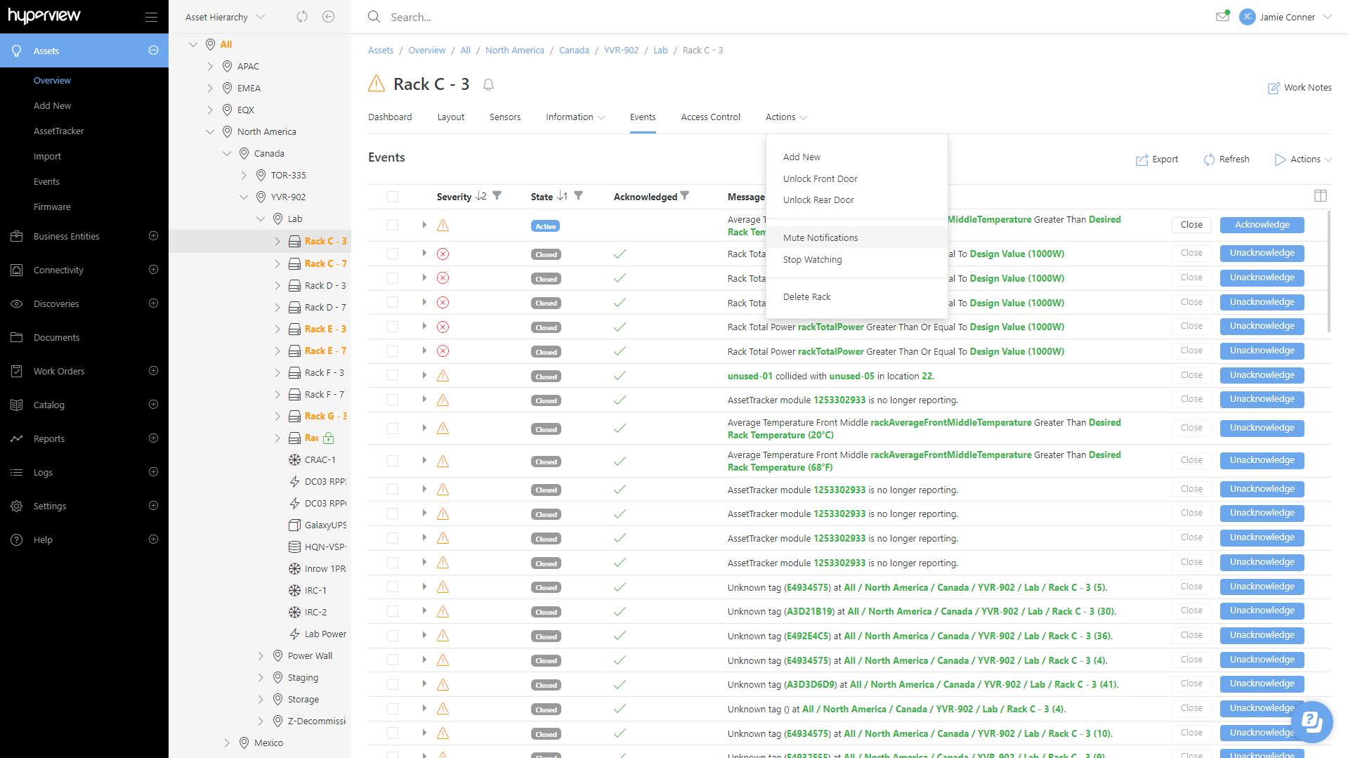 Alarm Management Enhancements - Hyperview