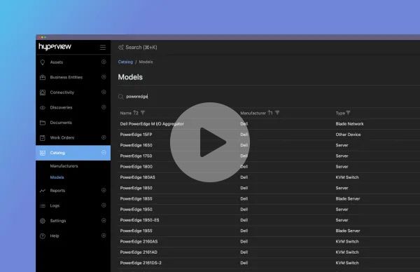 Streamline asset configuration with our comprehensive Catalog